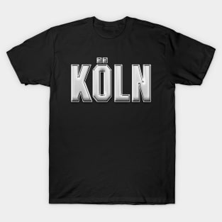 Köln Stadt Retro Kölner Schriftzug Ruhrgebiet T-Shirt